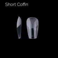 Soft Gel Tips 12 - Short Coffin 240pcs 
